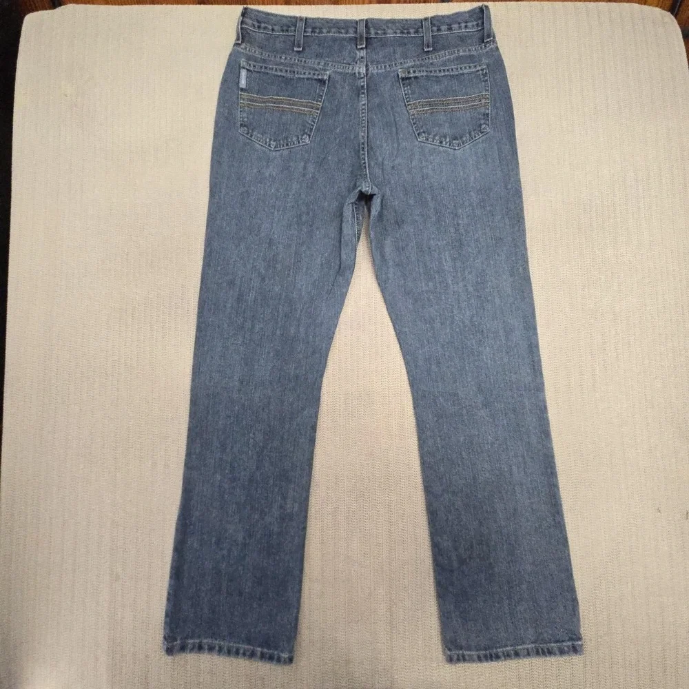 Cinch Jeans Mens 34x32 Blue Regular Fit Straight Leg Denim Pants MB980034001